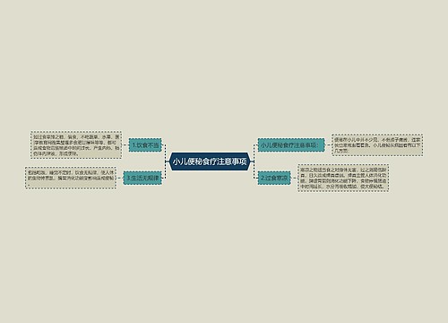 小儿便秘食疗注意事项