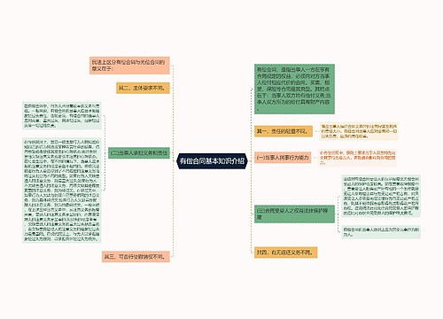 有偿合同基本知识介绍