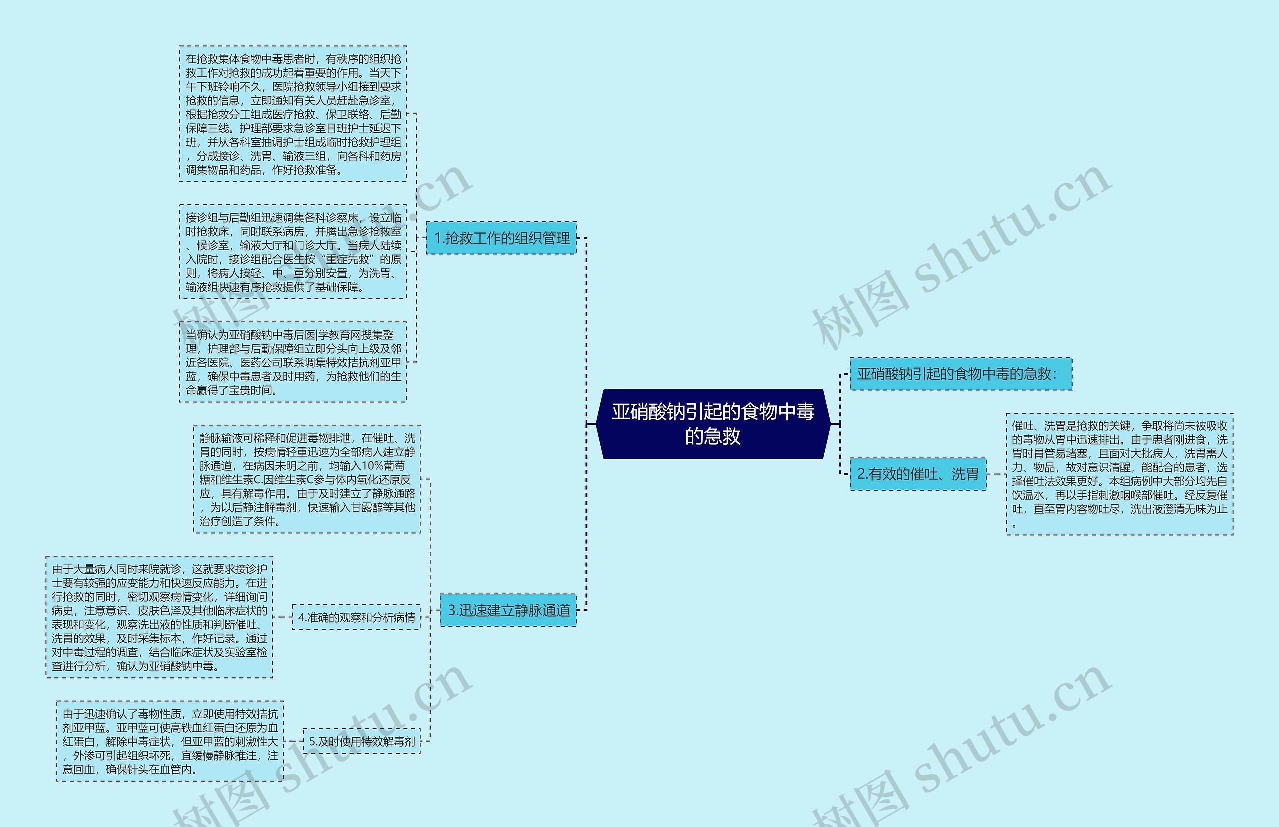 亚硝酸钠引起的食物中毒的急救 亚硝酸钠引起的食物中毒的急救