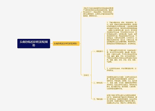 头痛的概述|诊断|发现|辅助