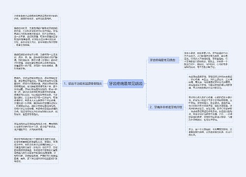 牙齿疼痛最常见龋齿