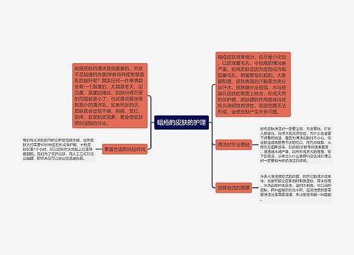 暗疮的皮肤的护理