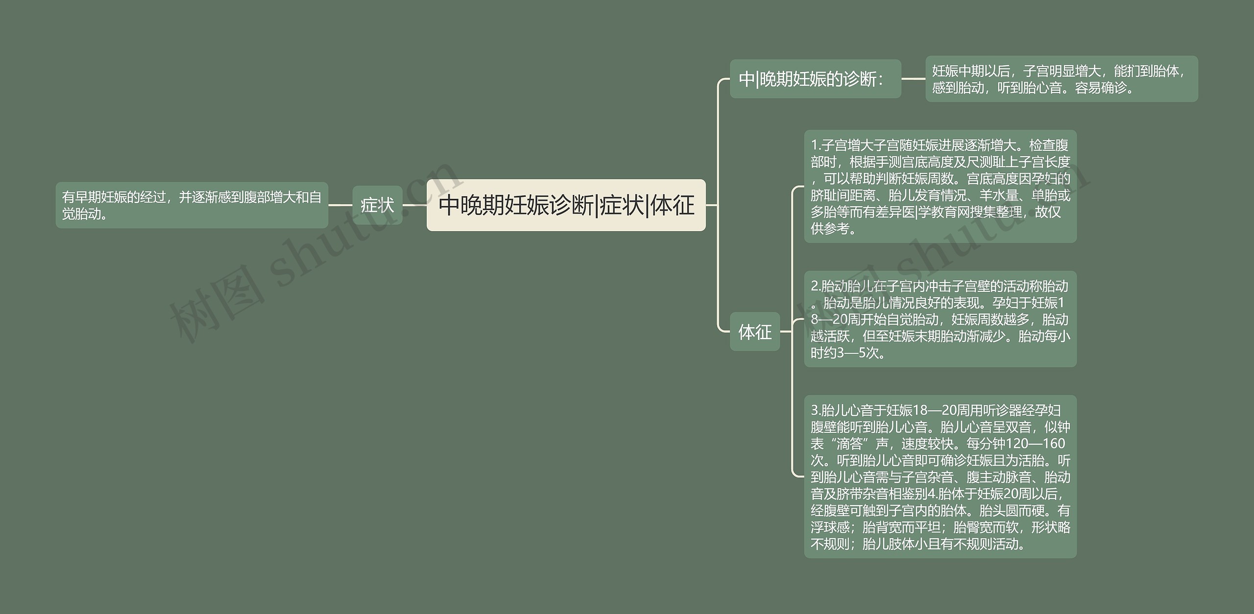 中晚期妊娠诊断|症状|体征 中晚期妊娠诊断|症状|体征