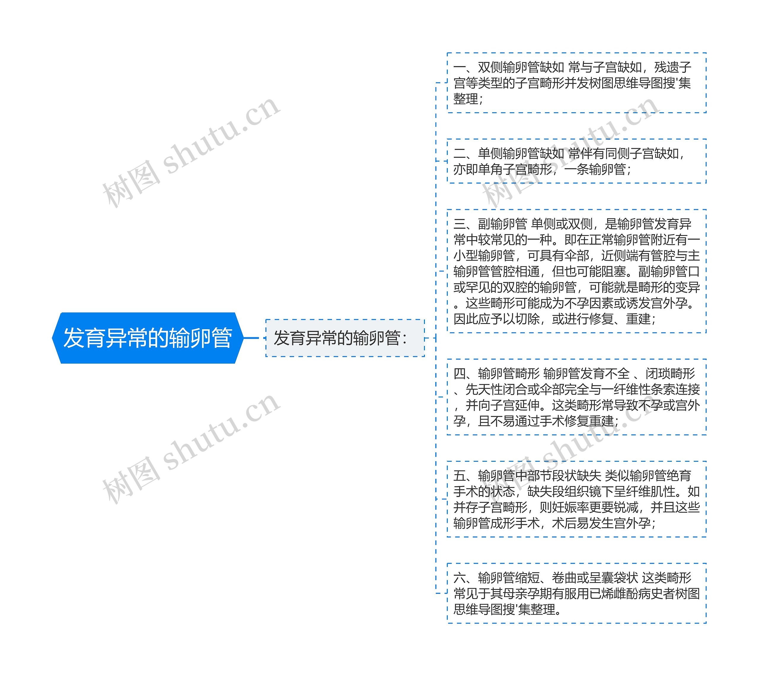 发育异常的输卵管 发育异常的输卵管
