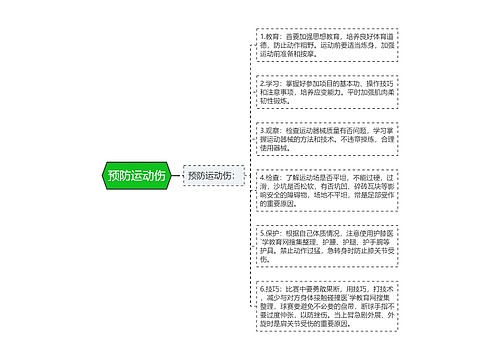 预防运动伤