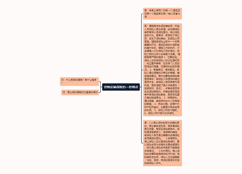 货物运输保险的一些细点