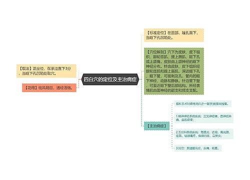 四白穴的定位及主治病症