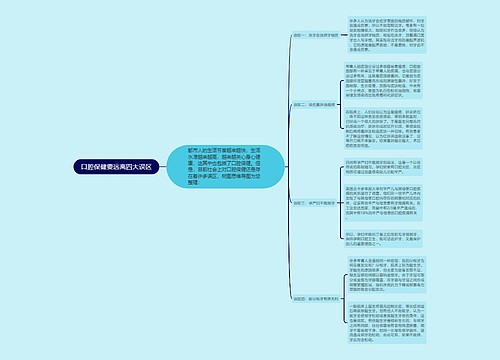 口腔保健要远离四大误区