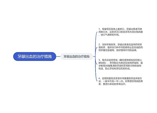 牙龈出血的治疗措施