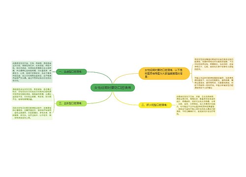 女性经期时要防口腔溃疡