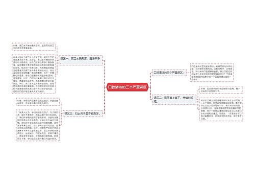 口腔清洁的三个严重误区