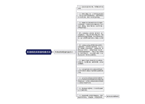 血液病的实验室检查方法