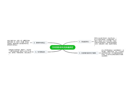 怎样预防老年皮肤瘙痒症