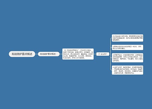 和法施护要点概述