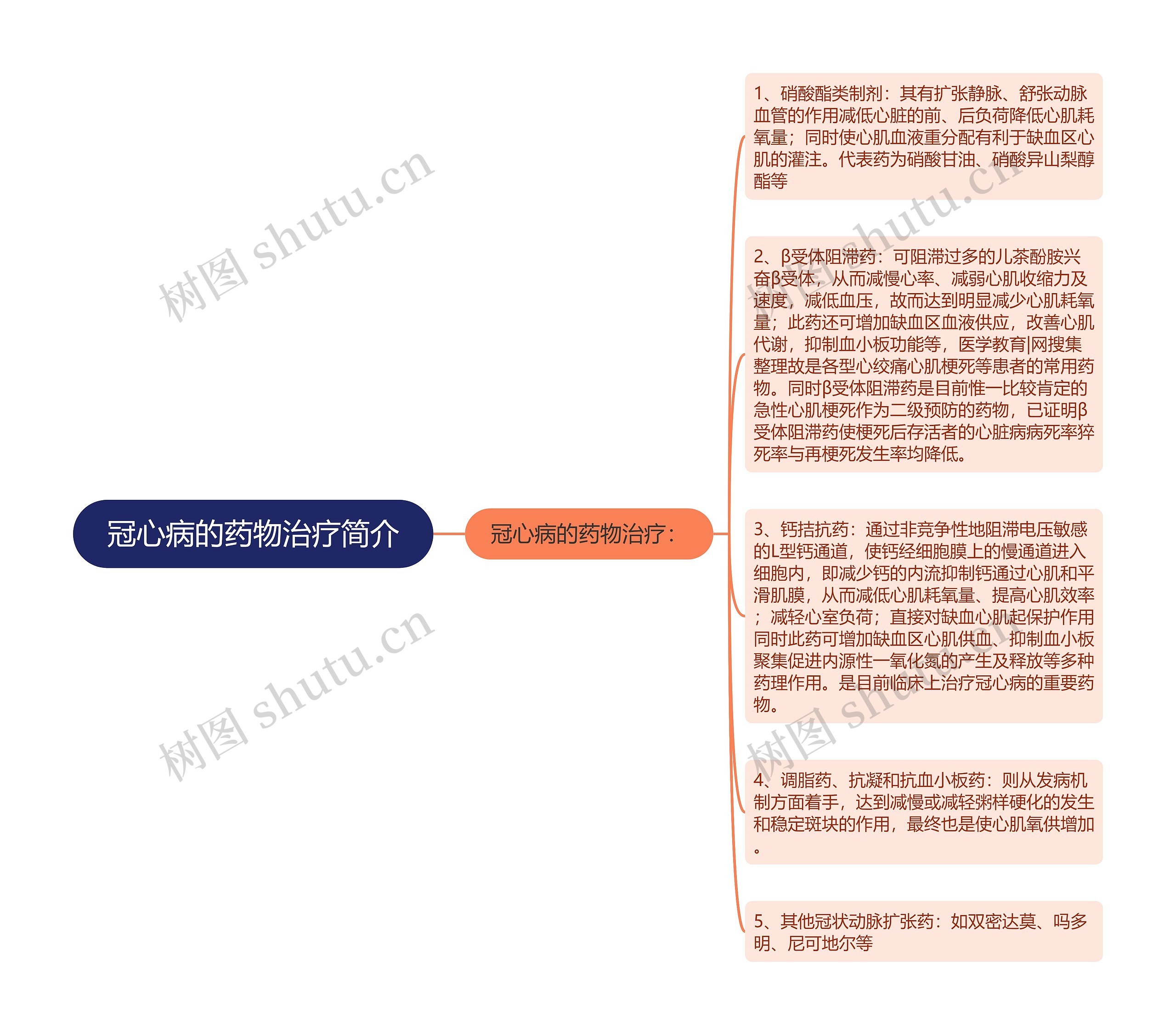 冠心病的药物治疗简介