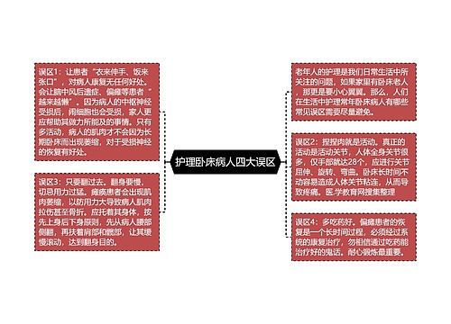 护理卧床病人四大误区