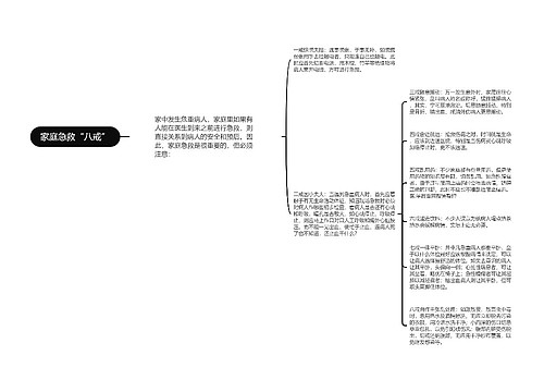 家庭急救“八戒”