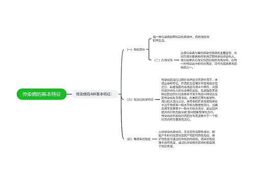 传染病的基本特征