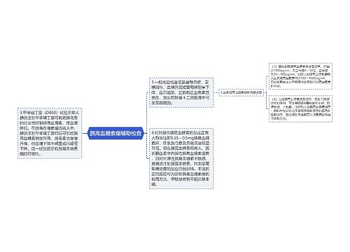 胰高血糖素瘤辅助检查