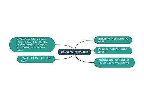 倒赤伞的功效|用法用量 倒赤伞的功效|用法用量