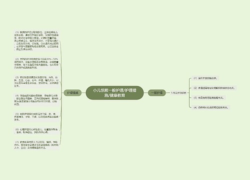 小儿惊厥一般护理/护理措施/健康教育