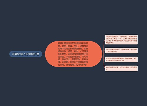 肝硬化病人的常规护理