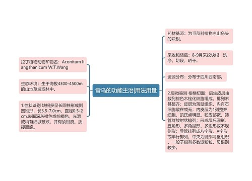 雪乌的功能主治|用法用量