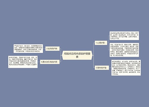 颅脑术后颅内感染护理要素