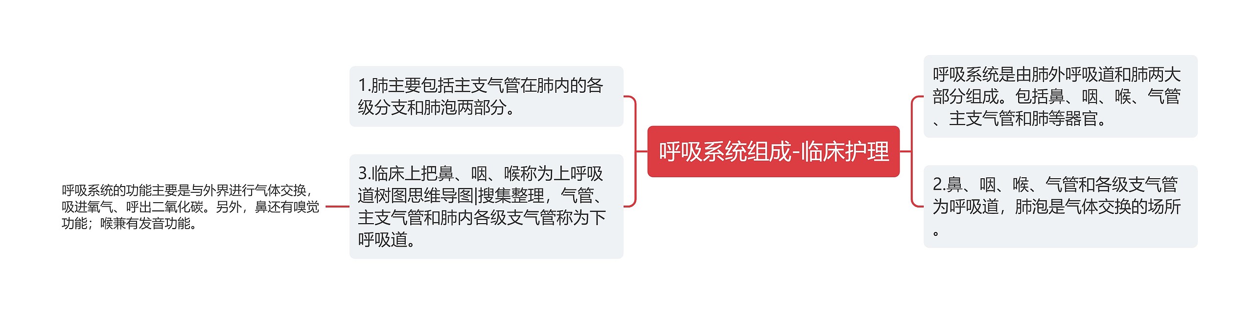 呼吸系统组成-临床护理