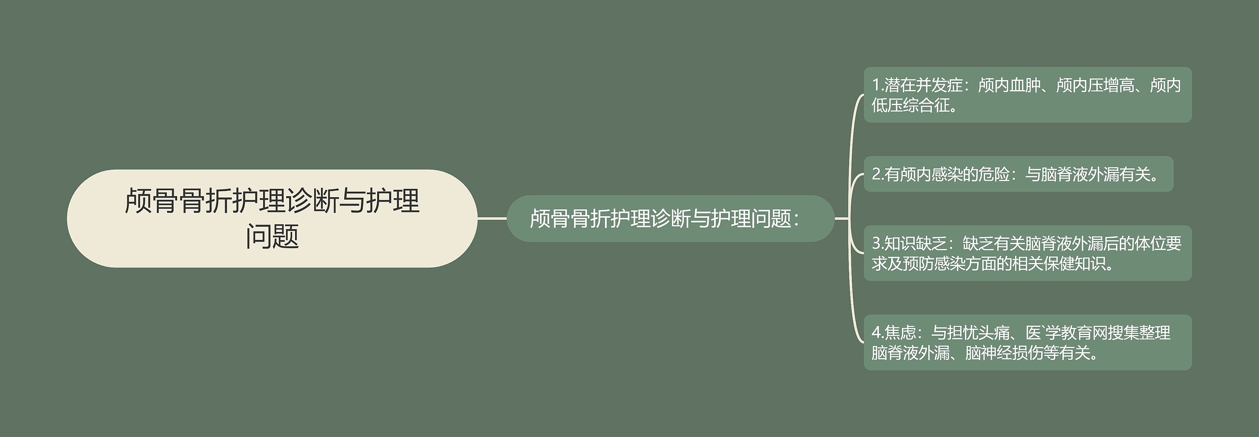 颅骨骨折护理诊断与护理问题 颅骨骨折护理诊断与护理问题