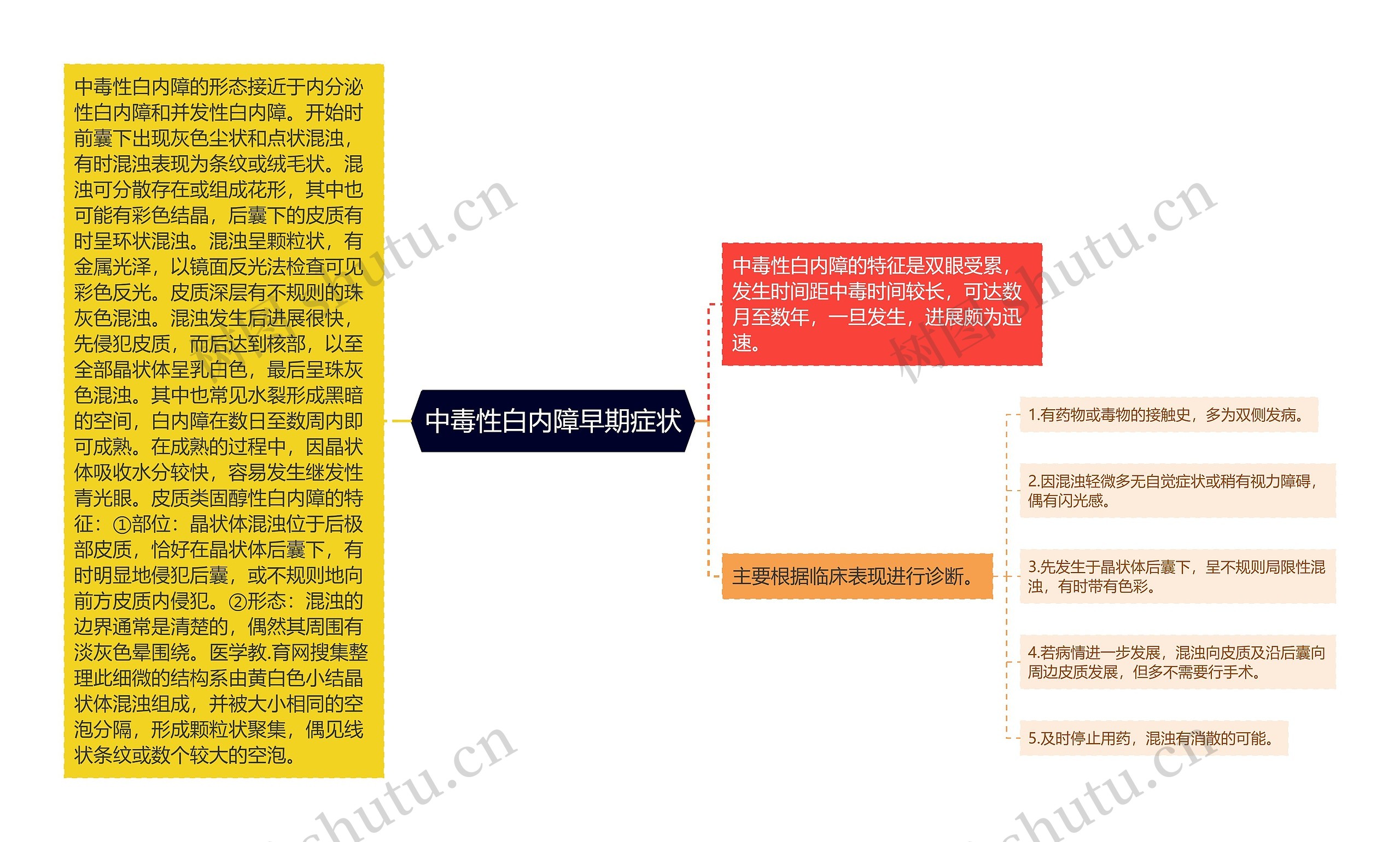 中毒性白内障早期症状