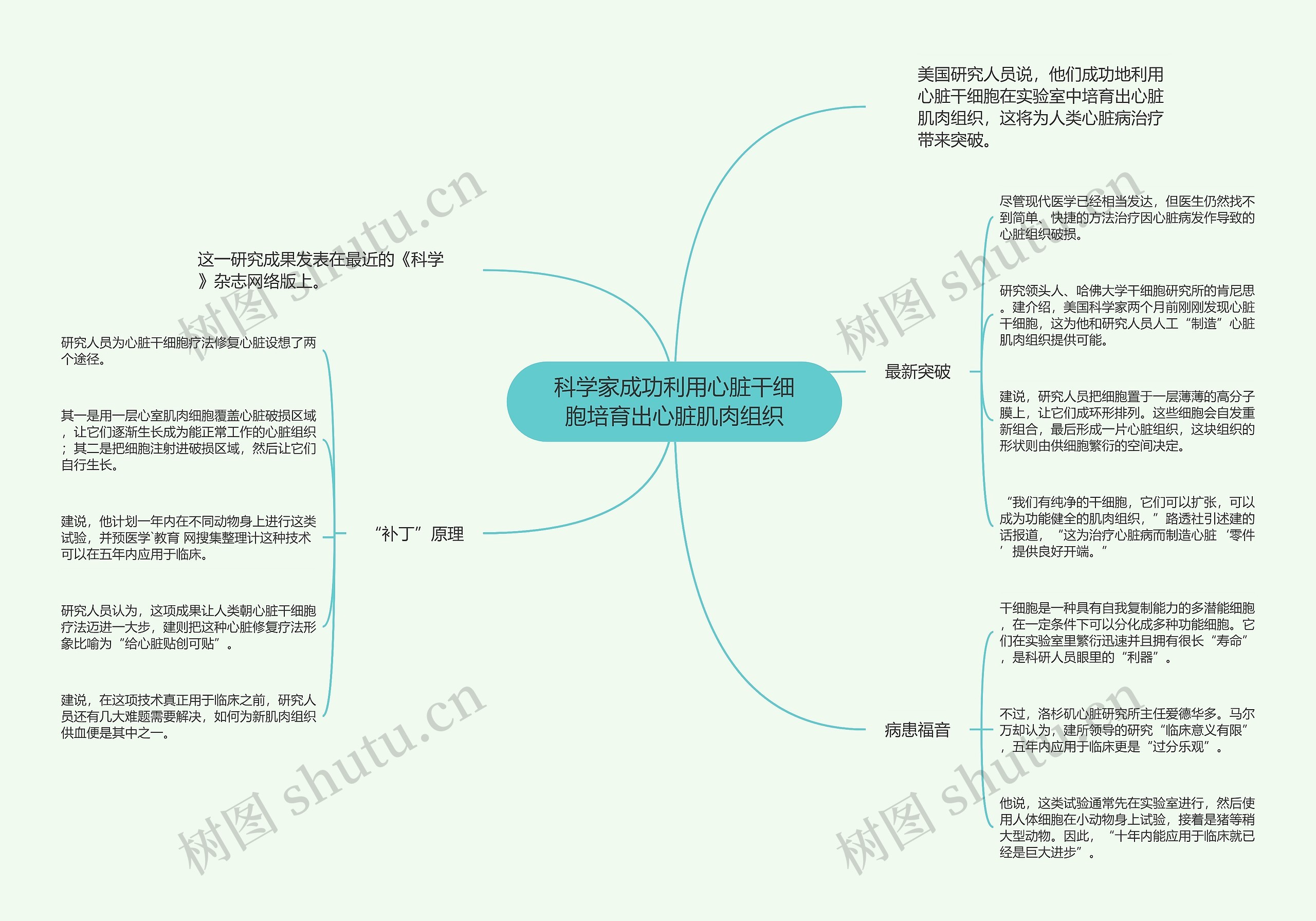 科学家成功利用心脏干细胞培育出心脏肌肉组织