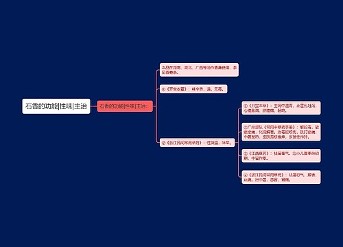 石香的功能|性味|主治