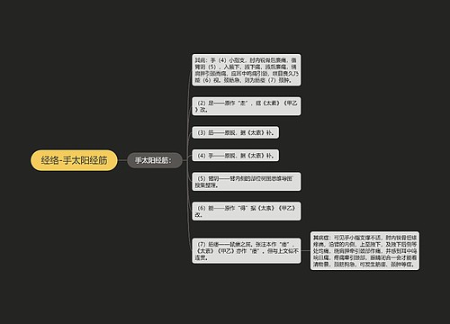 经络-手太阳经筋