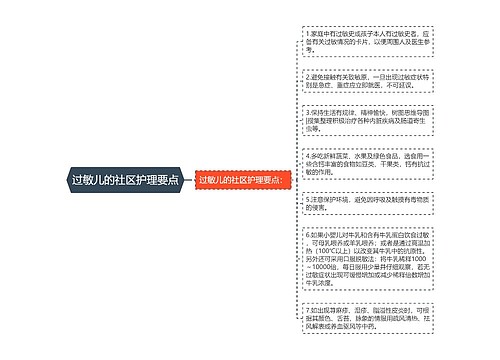 过敏儿的社区护理要点