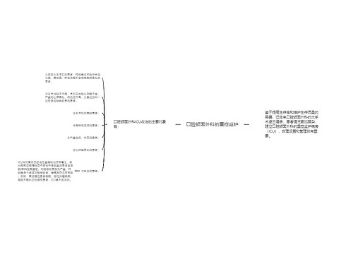 口腔颌面外科的重症监护
