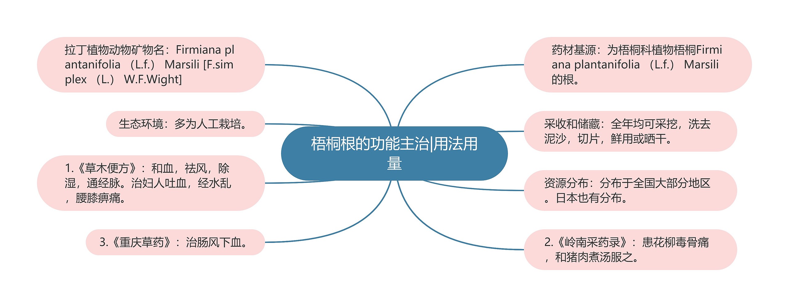 梧桐根的功能主治|用法用量