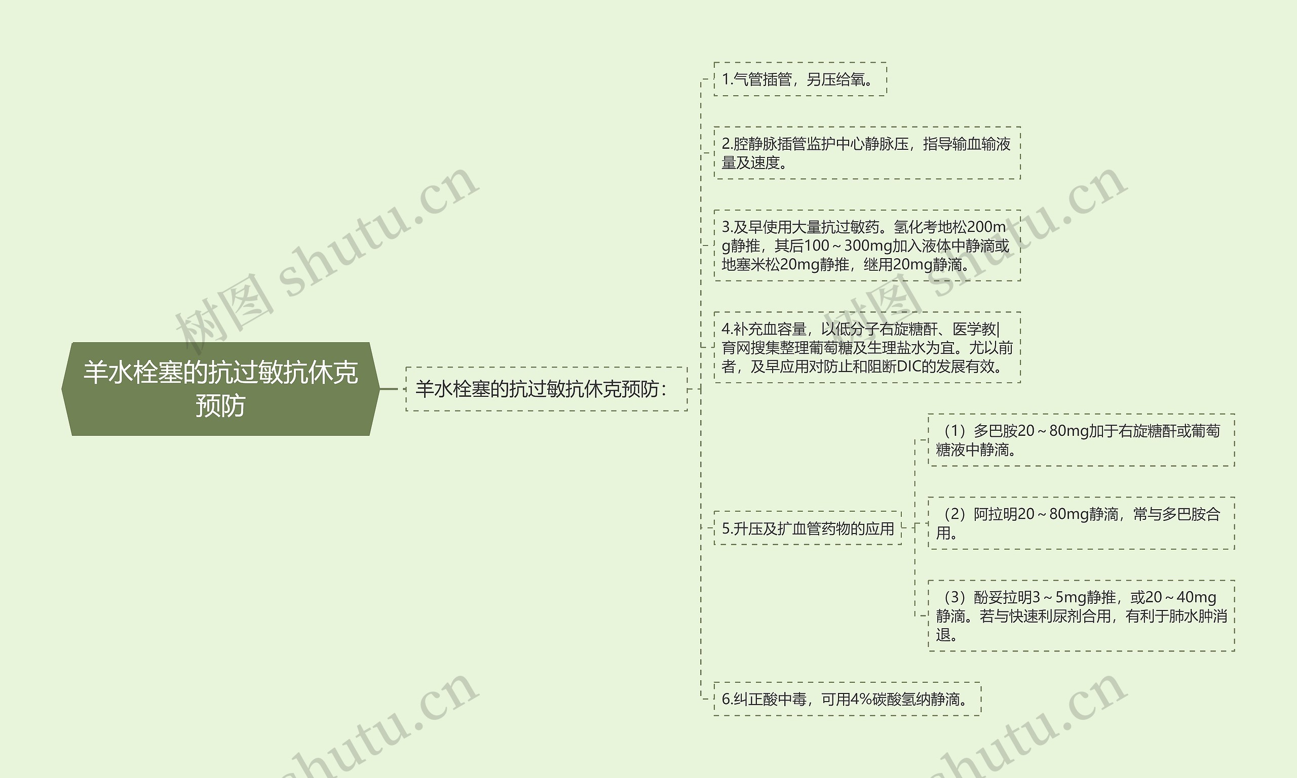 羊水栓塞的抗过敏抗休克预防