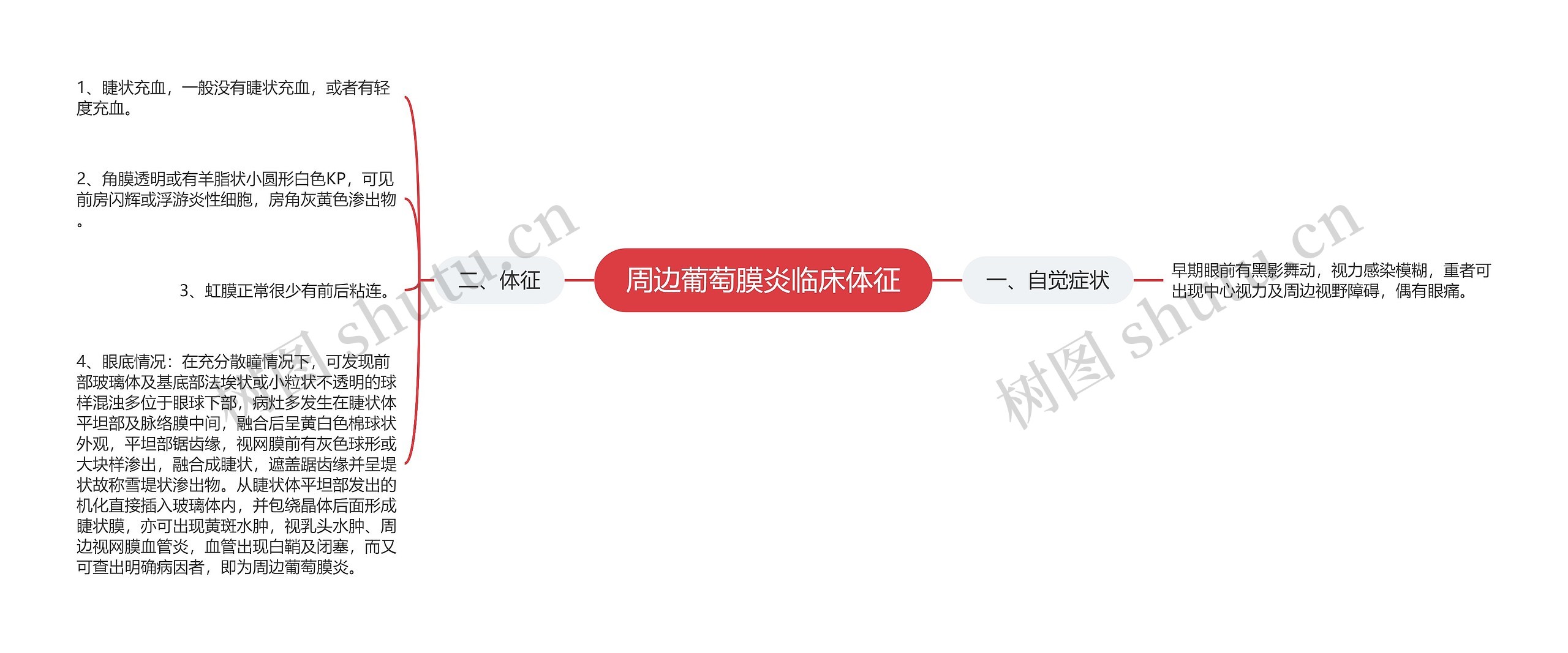 周边葡萄膜炎临床体征