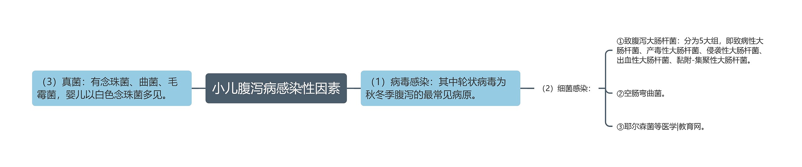 小儿腹泻病感染性因素