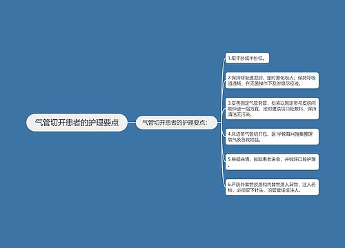 气管切开患者的护理要点