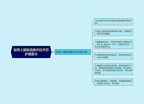 耻骨上膀胱造瘘术的术后护理要点