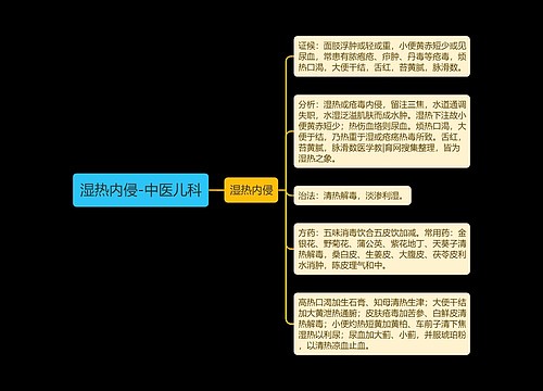 湿热内侵-中医儿科