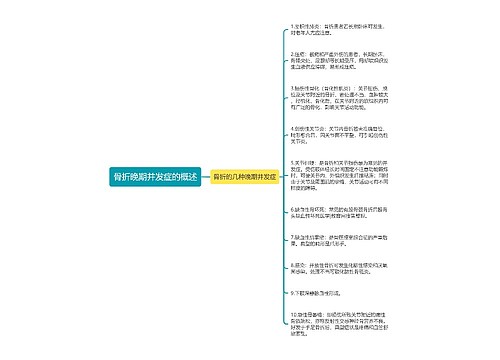 骨折晚期并发症的概述