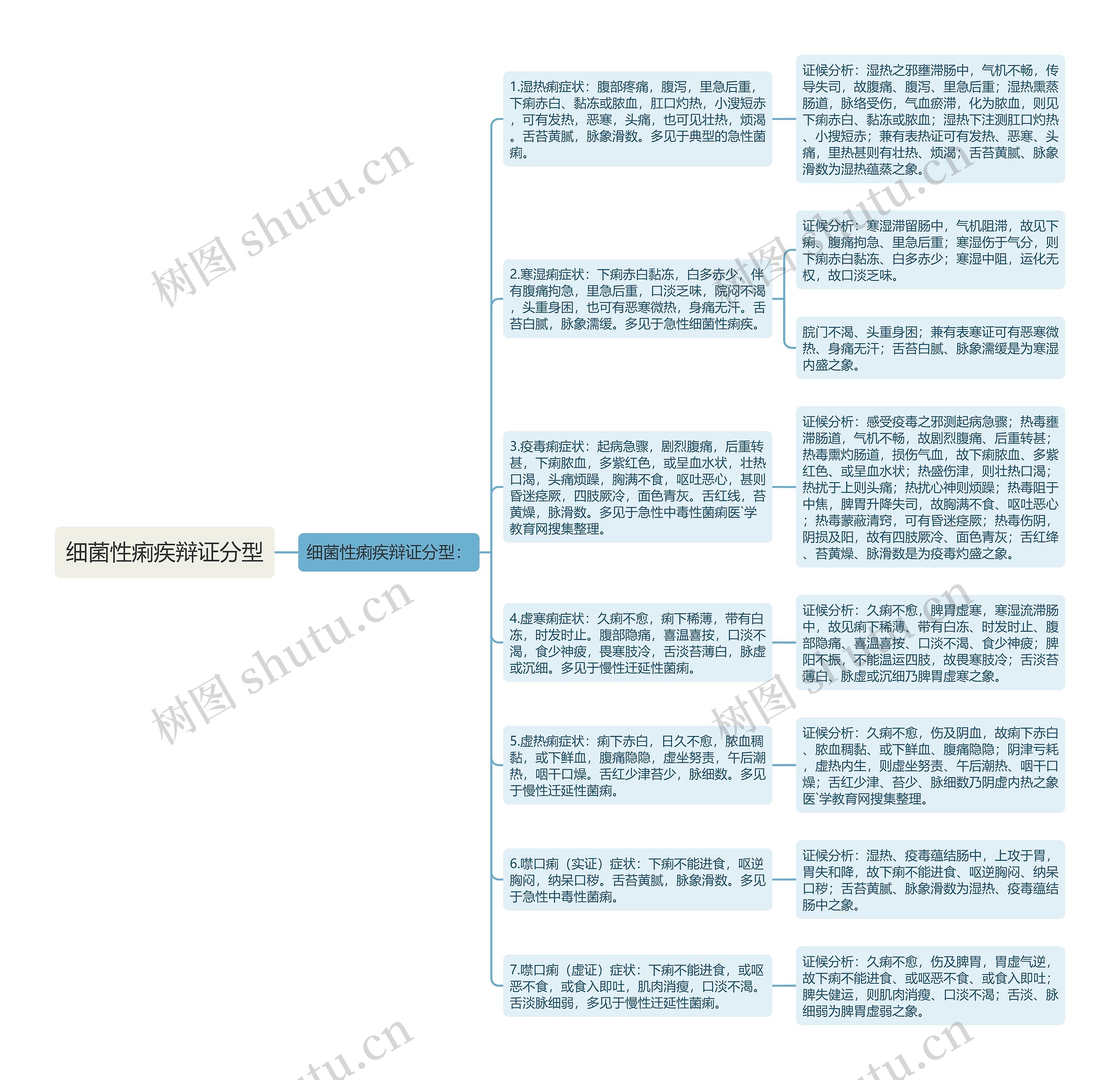 细菌性痢疾辩证分型