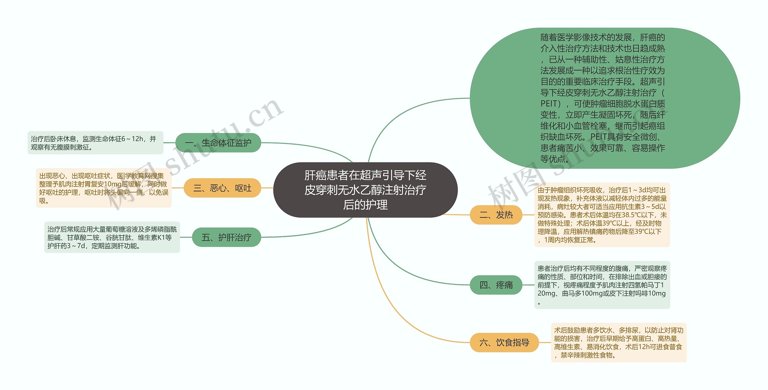 肝癌患者在超声引导下经皮穿刺无水乙醇注射治疗后的护理