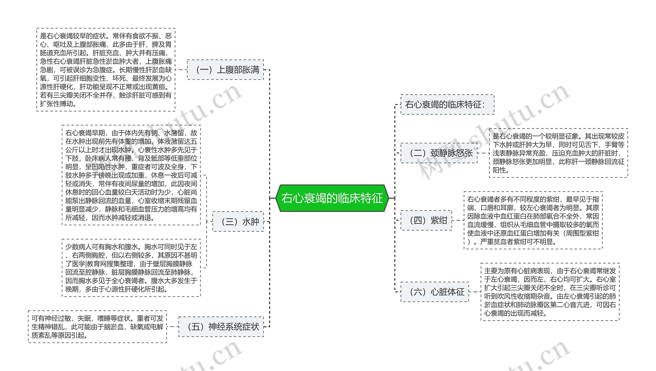 右心衰竭的临床特征