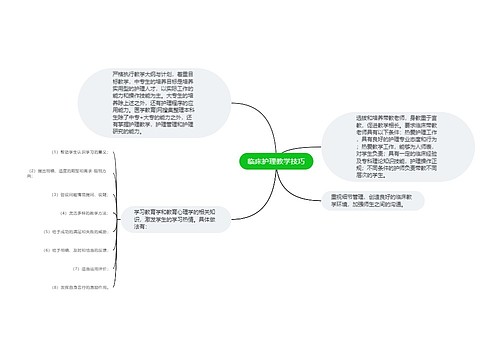 临床护理教学技巧