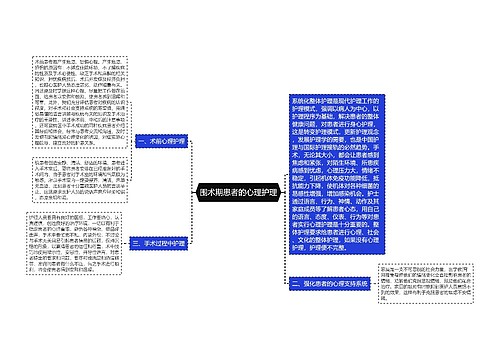 围术期患者的心理护理