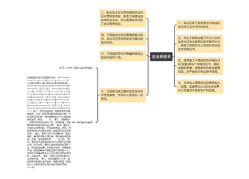 安全承诺书